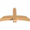Ekena Millwork Bellingham Timber Gable Bracket, Western Red Cedar, 48"W x 28"H x 5 1/2"D x 5 1/2"F, 14/12 Pitch GBW048X28X0606BEL00SWR - alternate 5